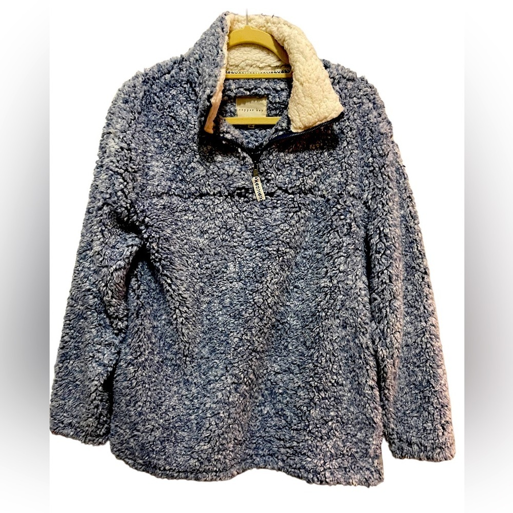Copper Key - quarter zip pullover - size Large